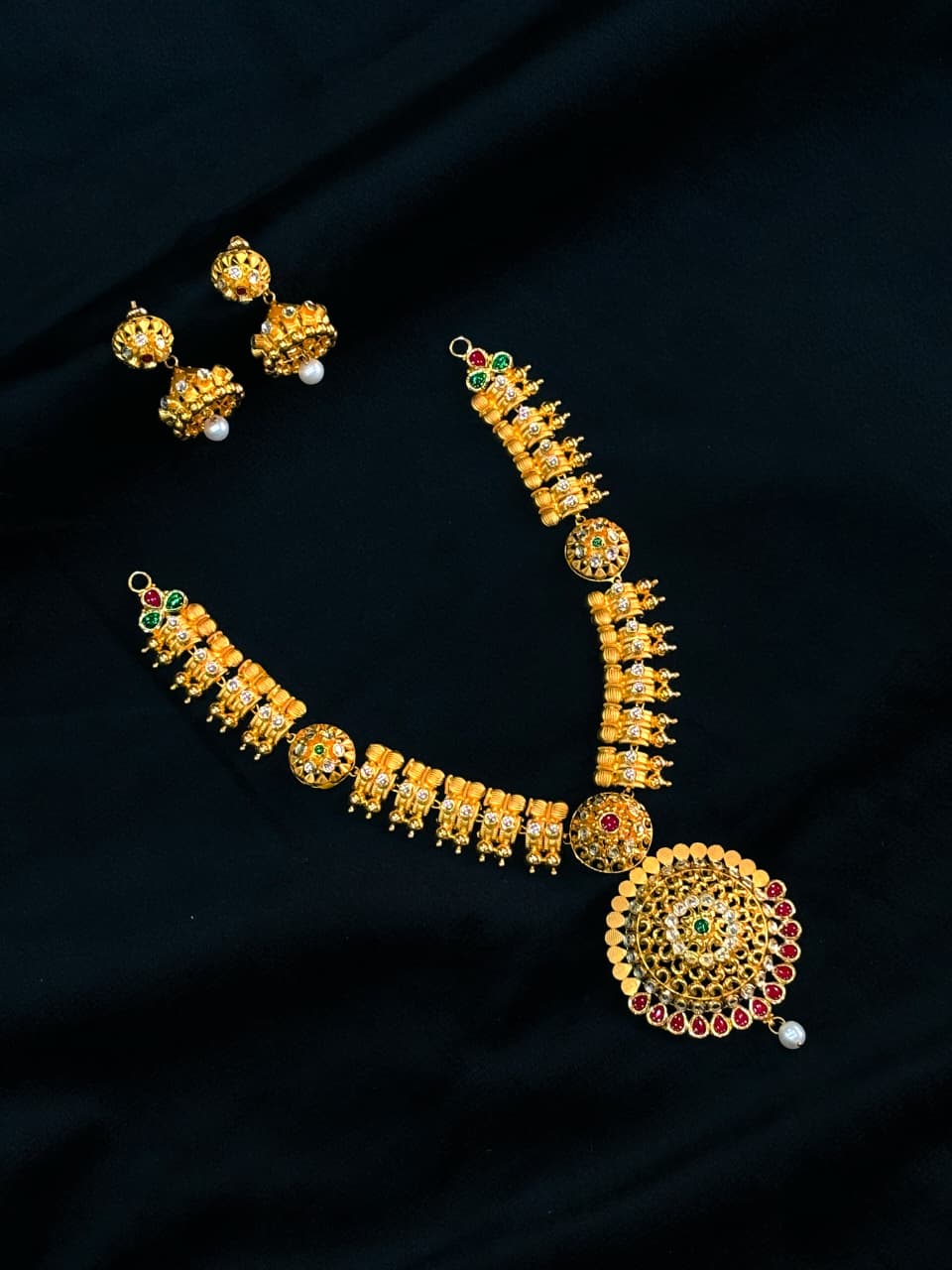 Gold necklace collection